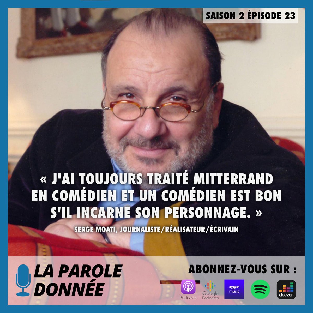laparoledonnee's tweet image. [#PODCAST🎙] Serge Moati : l’art du débat politique.
À écouter sur : linktr.ee/laparoledonnee

#sergemoati #mitterrand #francoismitterrand #Elections2022 #Presidentielle2022  #debat #electionpresidentielle2022