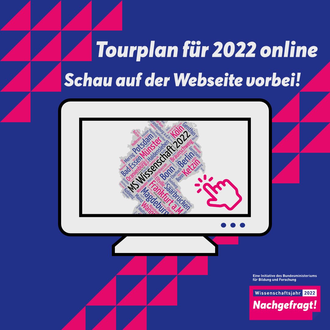 _mswiss's tweet photo. Mit der Ausstellung “#Nachgefragt!” werden wir von Mai bis Sept. rund 30 Städte besuchen. Auch in deiner Nähe? ⚓️
Infos zu Tour, Veranstaltungen, Schulworkshops &amp; mehr gibt's ab sofort hier: https://t.co/lNkqUwk8om
#MeineFragefürdieWissenschaft 
@w_jahr  @BMBF_Bund @wissimdialog https://t.co/blkPAbP5lV