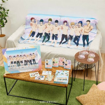 映画 Free フリー タイトーくじ 描き下ろし 桜のプール グッズ登場