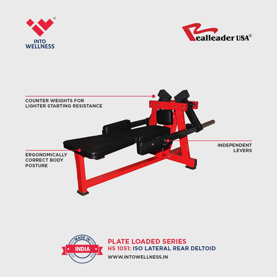 Into_Wellness's tweet photo. Target the Shoulder with HS 1051 ISO Lateral Rear Deltoid Machine by Into Wellness/Realleader USA
.
#FitnessTraining #Workout #GymProducts #GymMachine #WorkoutHome #GymWorkout #UpperBodyWorkout #ChestPress #PecFly #RearDelt #ChestWorkout #ChestExercise #ShoulderWorkout #Shoulders https://t.co/U5EzJIDXU4