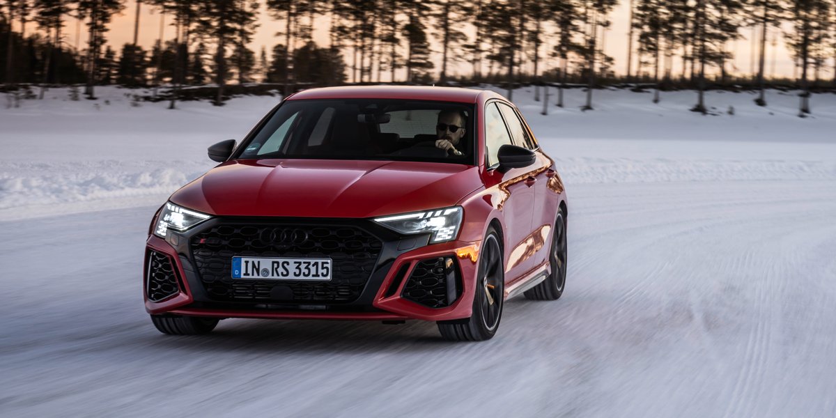 AudiOfficial's tweet photo. Spring into action. The Audi RS 3 making shapes in the melting snow. With this car’s RS Torque Splitter, drifting is as elegant as dancing.
>> https://t.co/LgruetbYWB
#Audi #AudiRS3 #TorqueSplitter #innovation #drifting https://t.co/UE3jerMcs3