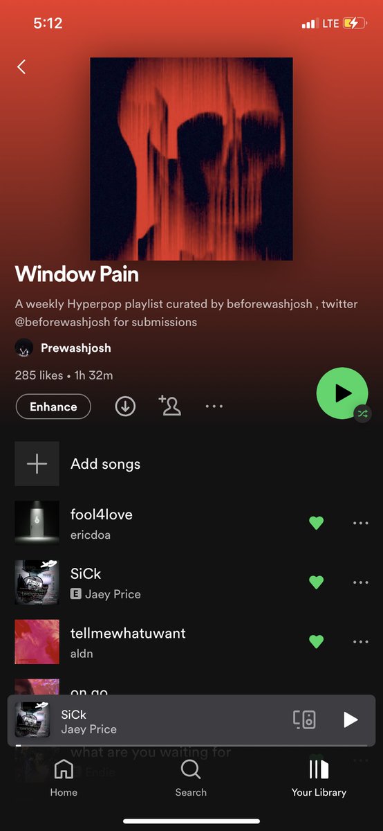 ihyyJosh's tweet photo. Looking for submissions for my spotify playlists https://t.co/lqyn3kmhJx