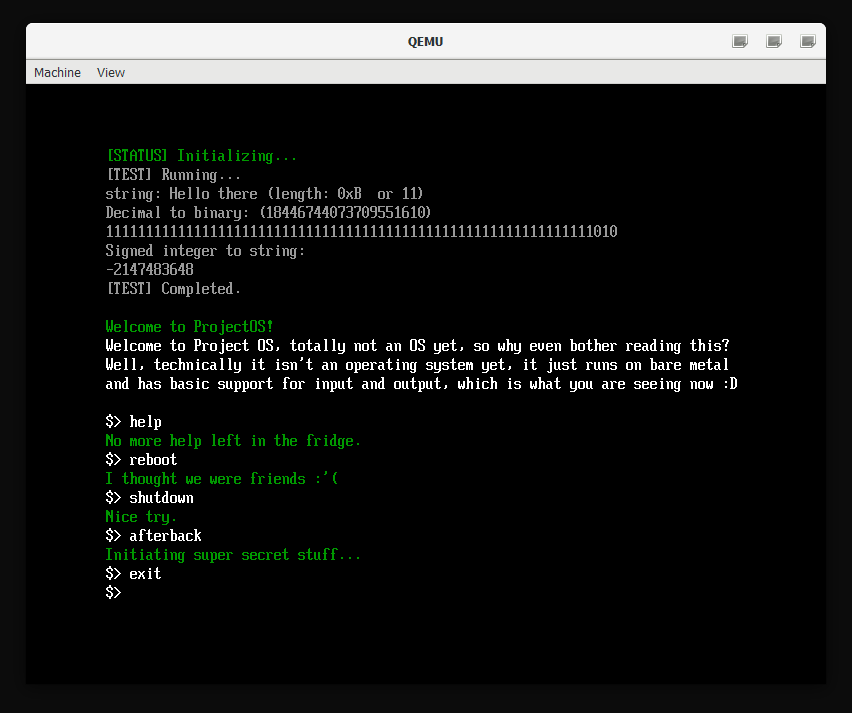 Afterback_'s tweet photo. Doing low-level stuff teaches you how much you take for granted the functionality provided by the language's standard library and the OS...
#osdev  #software #programming #cpp https://t.co/o7Em6qRa19