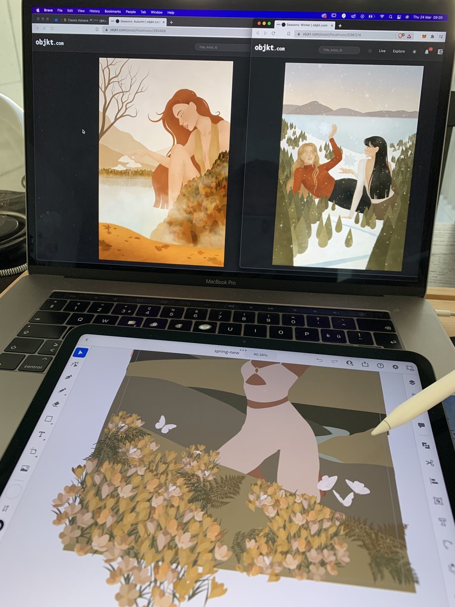 KatsaraNft's tweet image. Currently working on 'Spring' 🌻🌹🌷🌼🌸