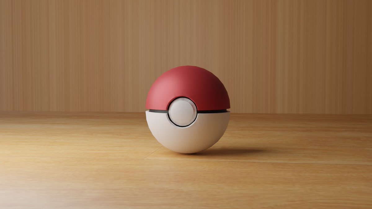 rolleilei's tweet photo. 渾身のモンスターボール
#blender初心者 #blender https://t.co/5kQJZUuT9F