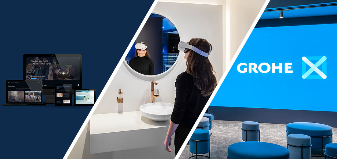grohe's tweet photo. GROHE X turns hybrid! Supporting the digital platform, our Hemer studio is our real-world home, making content and welcoming visitors. While #GROHEX Motion Trucks are bringing the GROHE brand to a town near you. Now with 3-in-1 ways to experience #GROHE, we’ll see you out there! https://t.co/dTsSjuFI6h