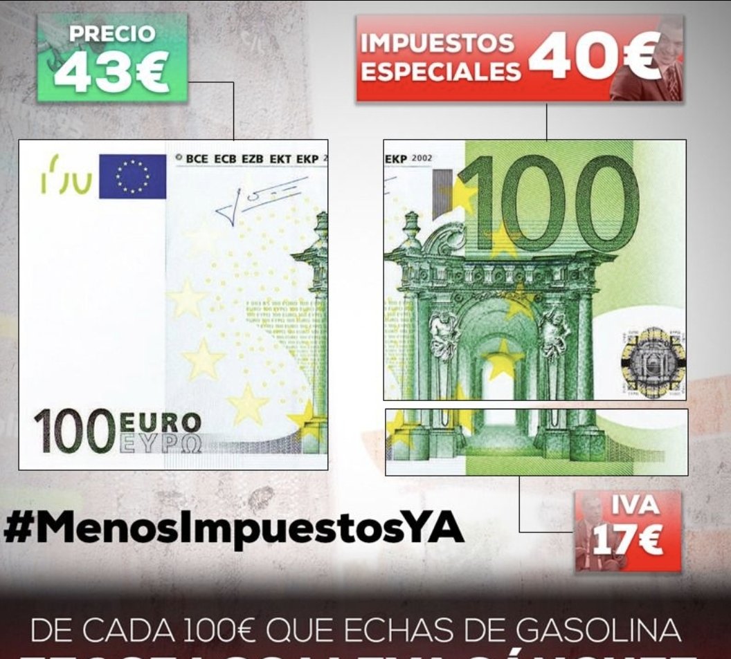 Hala. A llenar el depósito de impuestos.