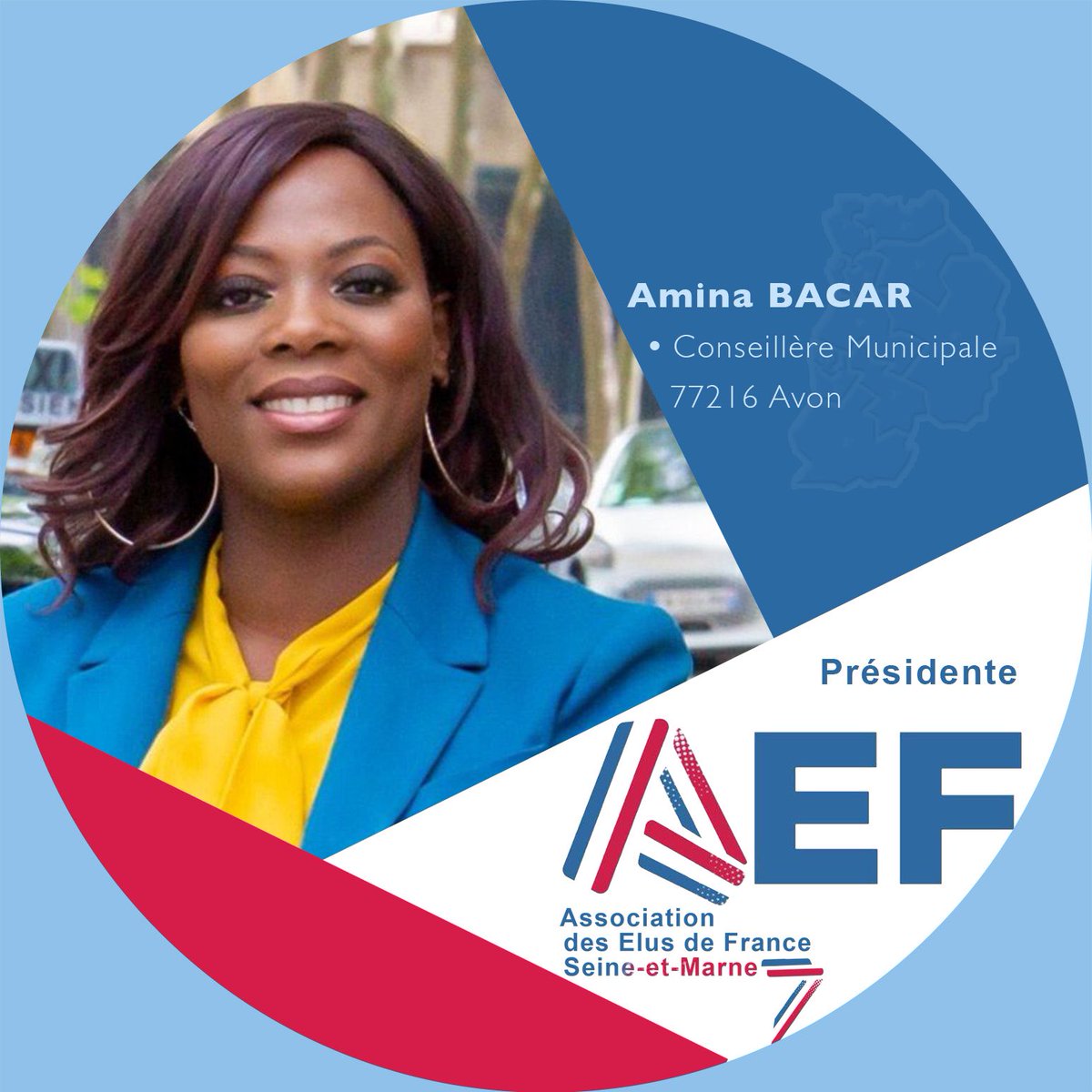 ℹ️ <a href="/AEF77SEM/">Association des Élus de France AEF77SEM</a> se structure autour de sa présidente de la fédération 77 : <a href="/BACARAMINA1/">BACAR AMINA</a>, qui s’est entourée d’élus de #SeineetMarne pour mener à bien notre mission: la fédération des forces vives élus de notre territoire dans l’objectif de créer une dynamique inclusive et efficiente