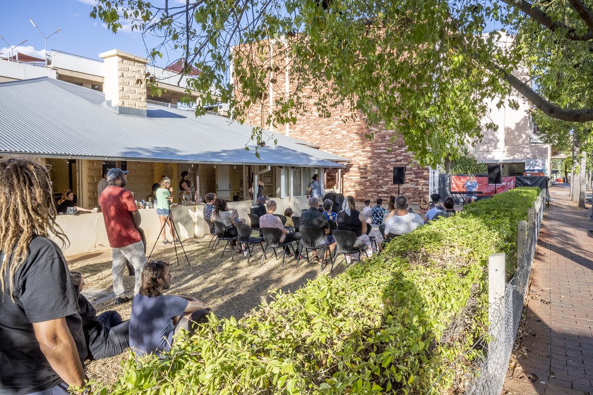 Last week I attended MusicNT’s housewarming for their new home at the Old Courthouse in Alice Springs – a space that had previously been empty for seven years.