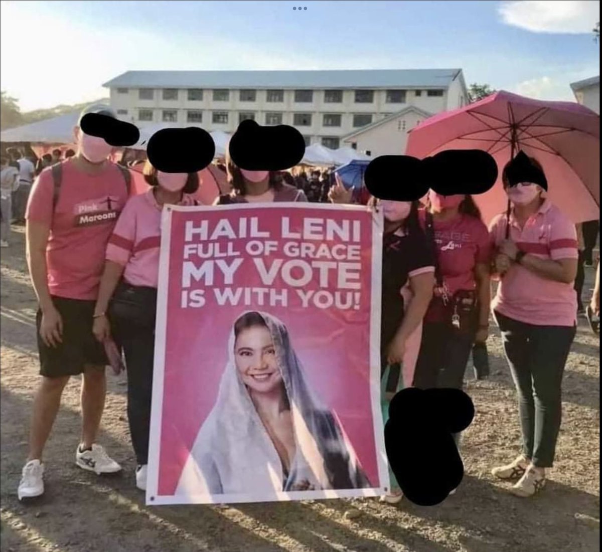 Seriously? This is sick and sad. As a Catholic, I cringe at the level of propaganda the Finks are dishing. And if the Catholic Church is fine by this, I am truly troubled by such paraphernalia. To #FactCheckPH so this is protected expression? What a blasphemy!