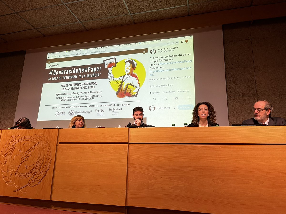 Borjadejorge's tweet photo. 🔊 Hoy vuelvo a CCINF @unicomplutense como “líder emergente en comunicación” para celebrar estos 10 años de Periodismo ‘a la boloñesa’ ¡Ahí es nada! 

👉🏻 Gracias a @aibarragamez @ArturoGomezQuij por su invitación a #GeneraciónNewPaper https://t.co/pbVPInGTDd