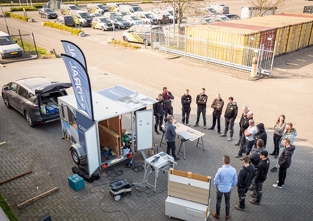 VKPBV's tweet photo. Op vrijdag 11 maart heeft ETEX Cedral/Equitone een toolbox gegeven over de producten van Cedral en Equitone en de verwerking hiervan. Het was een interessante en interactieve middag die we hebben afgesloten met een hapje en een drankje. 

#latenwesamenbouwen #toolbox #etexgroup https://t.co/gFahKgWnRc