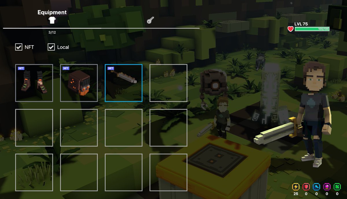 Marshadowx's tweet photo. @TheSandboxGame I just participated in the daily #SandboxAlphaS2Contest for a chance to earn up to 1,000 $SAND! Starting March 19 - Gather the equipment. Check out my screenshot below!
👇 #SandboxAlphaS2 https://t.co/zFFta0g6PR