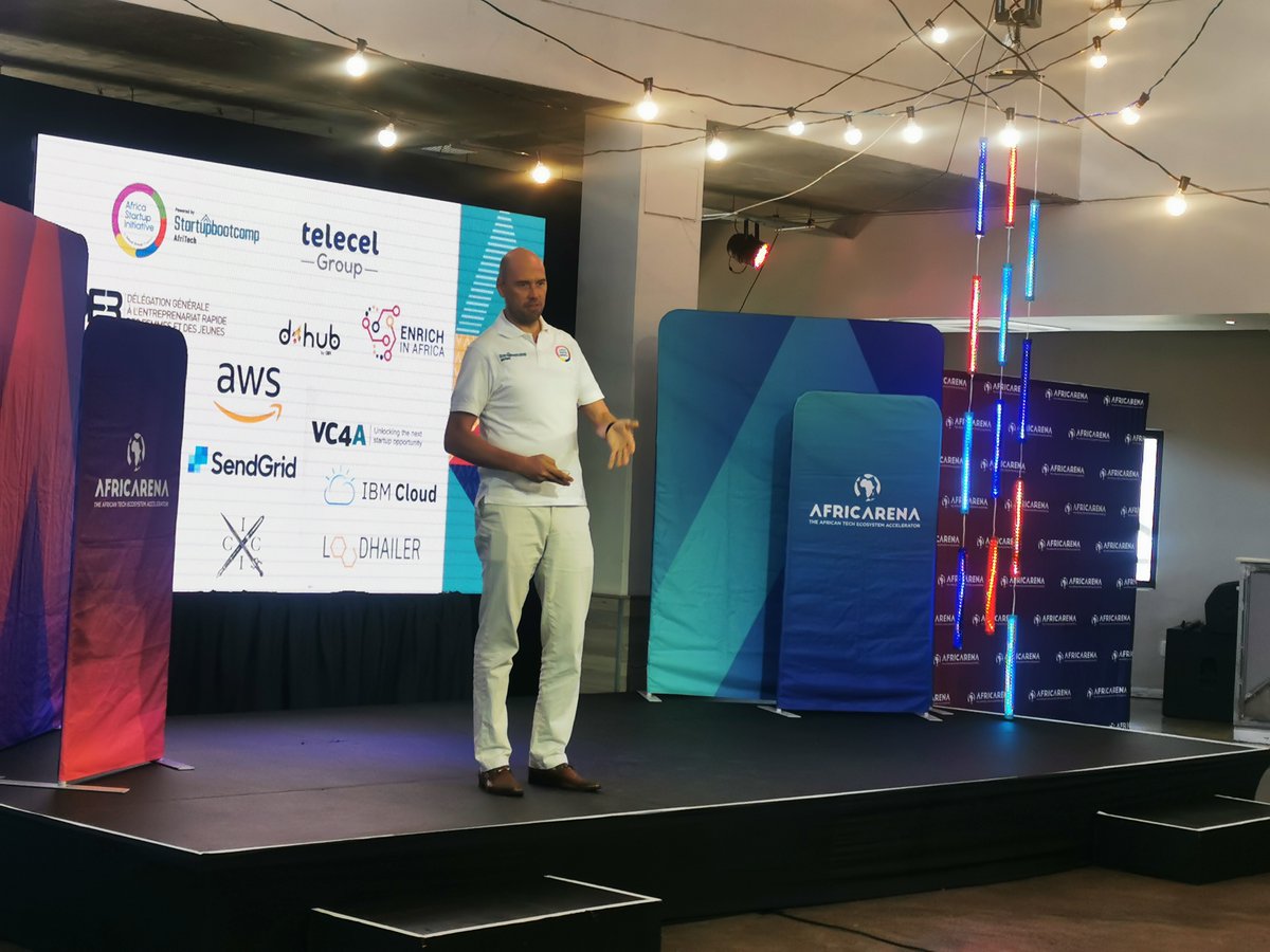 wesleydiphoko's tweet photo. It's Day 2 of #AfricarenaSummit (Southern Africa) and @pkiracofe speaks about Corporate VC and Innovation in Africa...@AFRICARENA https://t.co/4g8wi8slQR