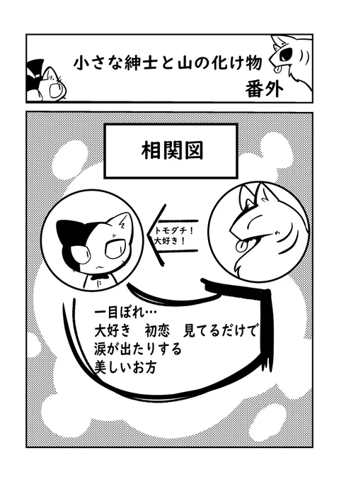 #小さな紳士と山の化け物 