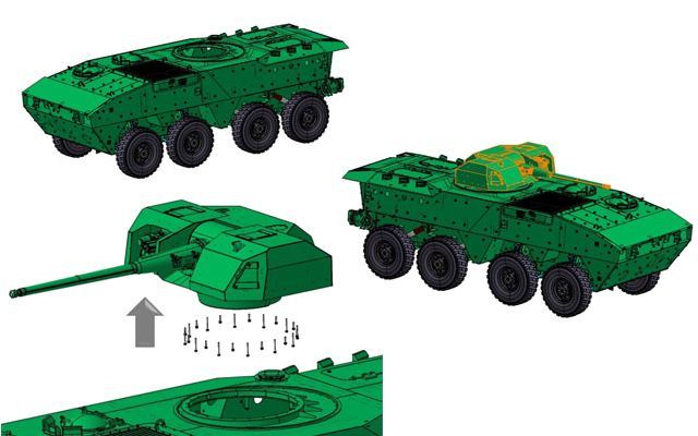 DefenceDecode's tweet photo. A New Variant of Wheeled Armored Amphibious Platform (WhAP) is currently under development by #VRDE. https://t.co/q6vqh3fDb0