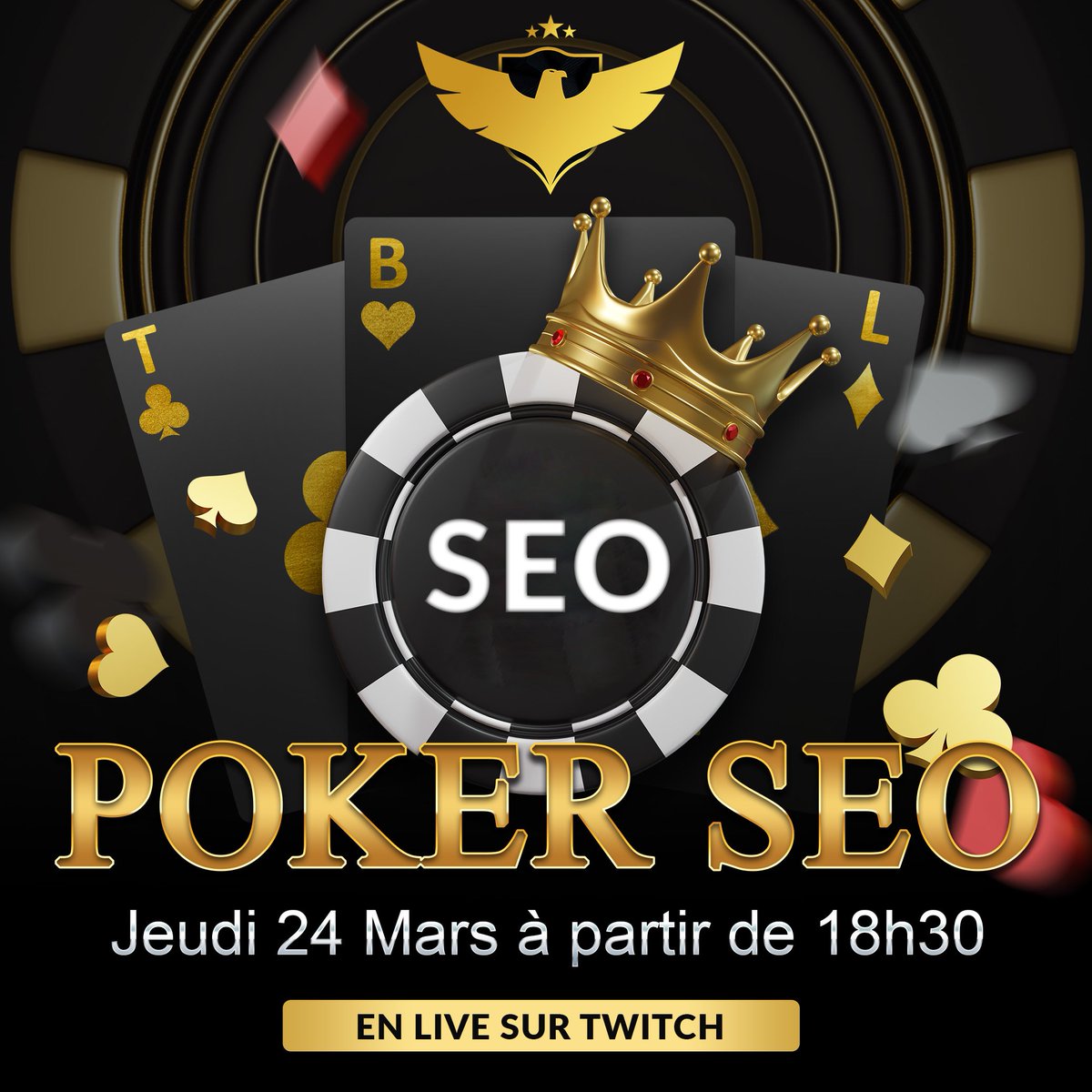WoodsDolls's tweet photo. Poker'SEO ce soir à 19h ! ♥♣♦♠

✅Avoir un compte Winamax + commenter ce tweet

⚠️ Il reste 10 places de libre.

⌚ Début de tournoi : 19h.

Lots:
 ▶ 1ère place : 1 pack Mini + Bon Amazon 100€
▶️2ème place : 1 pack Mini + Bon Amazon 50€
▶️3ème place : 1 pack Mini https://t.co/qE01LfRVV4