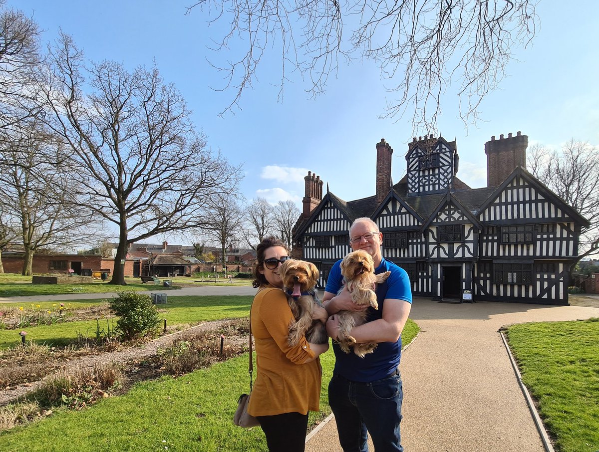 Oak House dogs of the week! - meet Daisy & Teddy! 🐾 #dogfriendly #museum #westbromwich #dogsinmuseums