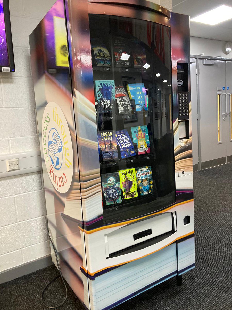 SummerhillSch's tweet image. Revealing the next exciting stage of our Reading culture….. our new book vending machine!!! Reading is a part of everything we do at Summerhill. Will you receive a golden envelope through the post??? #summerhillsuccess #reading