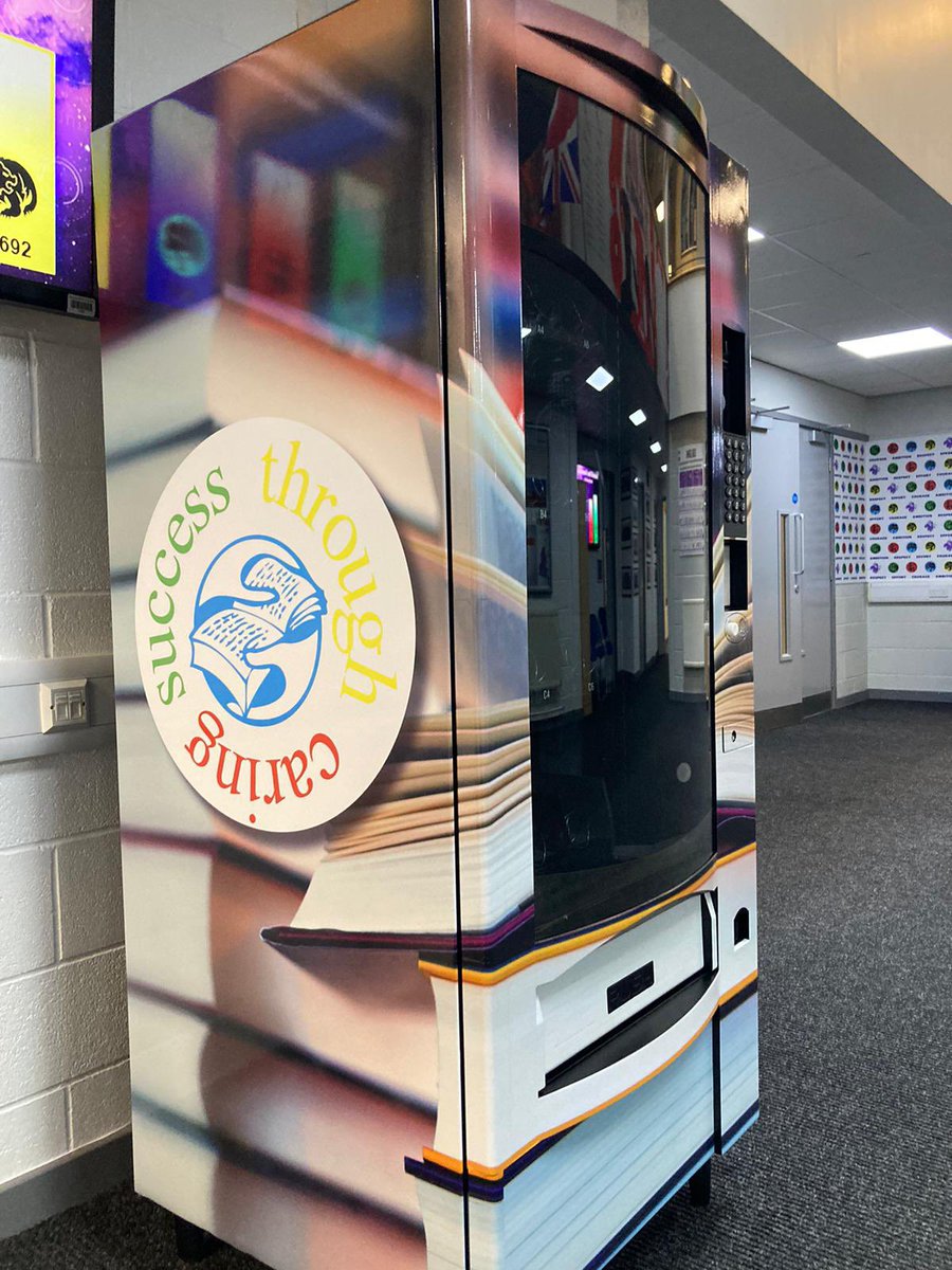 SummerhillSch's tweet image. Revealing the next exciting stage of our Reading culture….. our new book vending machine!!! Reading is a part of everything we do at Summerhill. Will you receive a golden envelope through the post??? #summerhillsuccess #reading