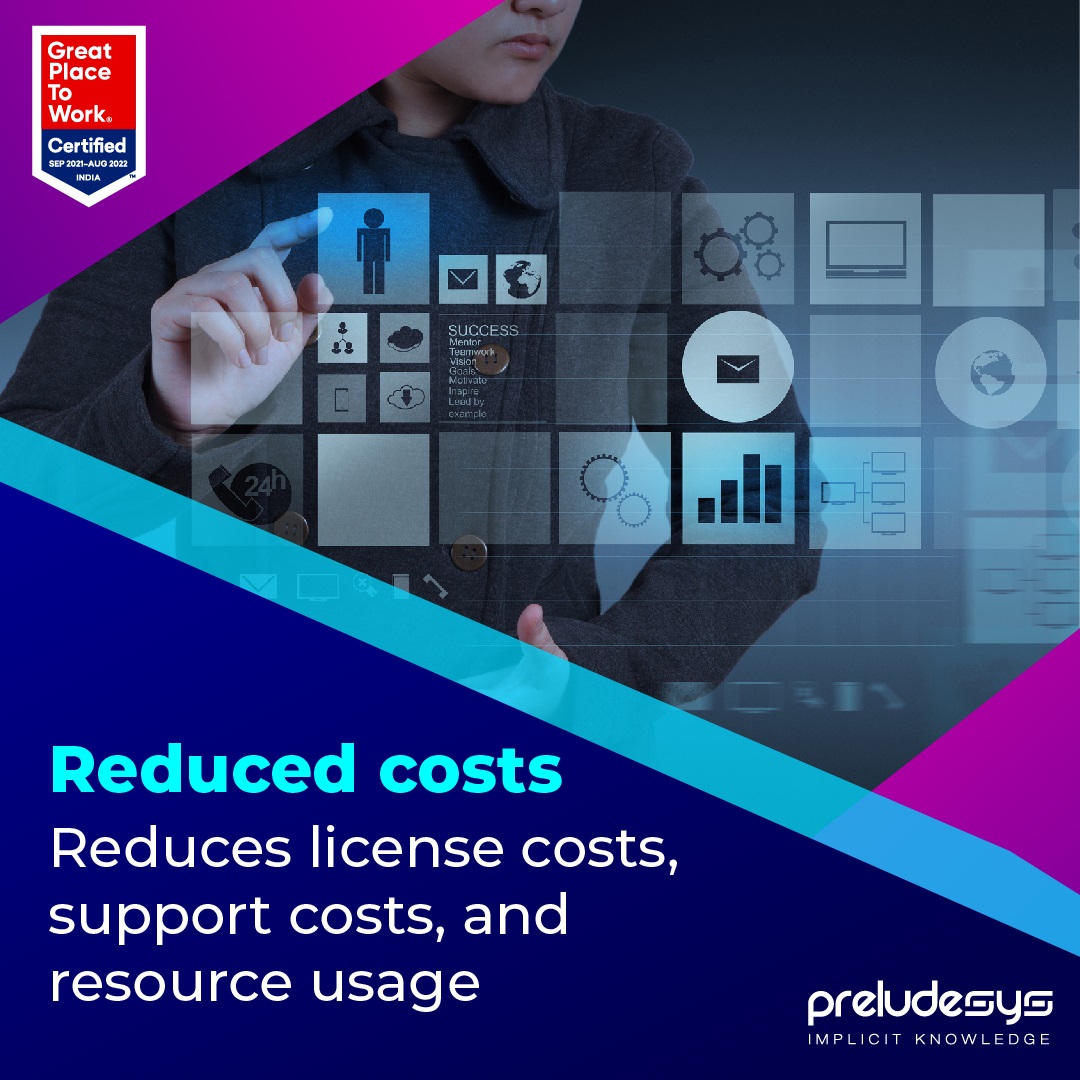 PreludeSys's tweet photo. #Applicationmodernization helps organizations to reach market status quickly by upgrading business processes, resulting in low maintenance costs and converting data more accessible.
Contact us for more info: https://t.co/kFUPGjfl3f
#preludesys #greatplacetoworkcertified https://t.co/w6IjApaIJV