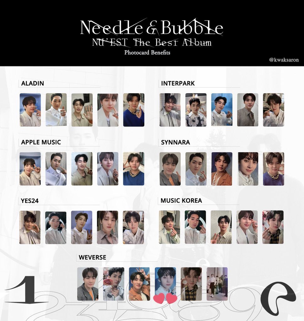 minhyun__71's tweet photo. nu'est ニュイ needle &amp; bubble 
アルバム トレカ 交換

譲／レン　ベクホ　アロン
　　画像1枚目

求／ ミニョン優先　JR→レン
　　画像2、3枚目💕

同種での交換希望です
同日郵送希望
お気軽にリプ又はDMください🙇‍♀️ https://t.co/QE1xo52tFx