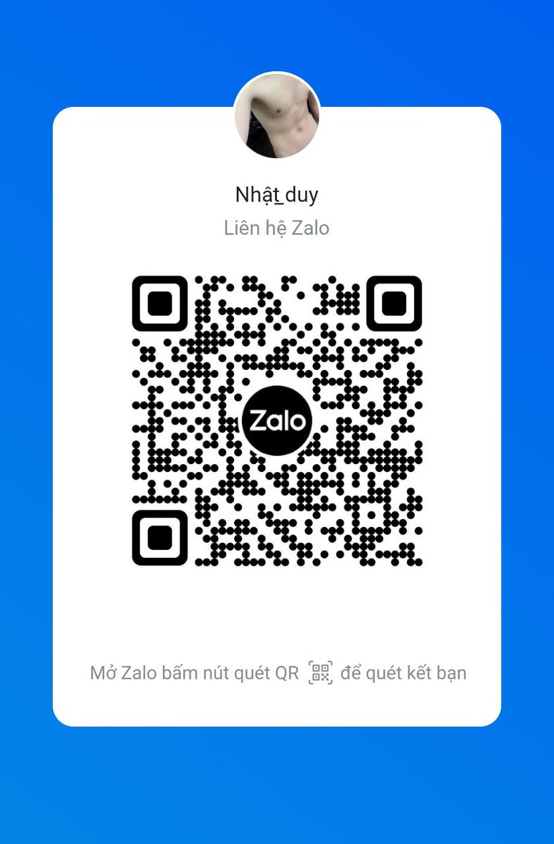DuyCm6's tweet photo. Mến kp zalo nha m.n https://t.co/mwzZdUaxTJ