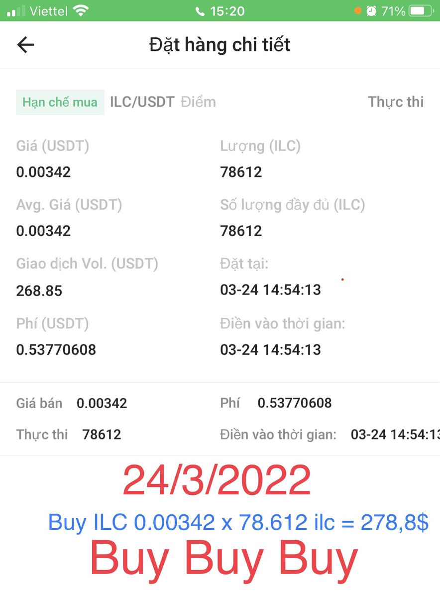 BUY ILC OK