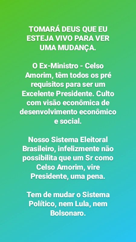 elfsystem's tweet image. Mudança que gostaria de ver.