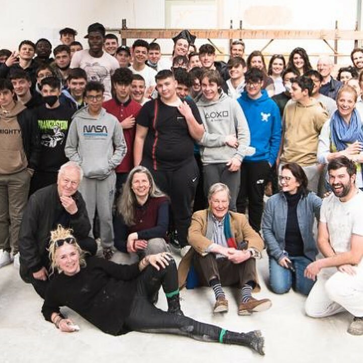 PBArchitecture's tweet image. Laura and Peregrine have been visiting students of the Scuola Edile di Padova. This construction school in the Veneto region specialises in teaching young people and those continuing their training in artisan construction techniques such as like plasteri… instagr.am/p/CberTb5sAiQ/