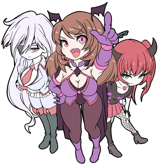 悪堕ちヒロインのオチコさん
と
吸血鬼のシエラさん
と
憤怒の悪堕ち魔法少女だりあさん 