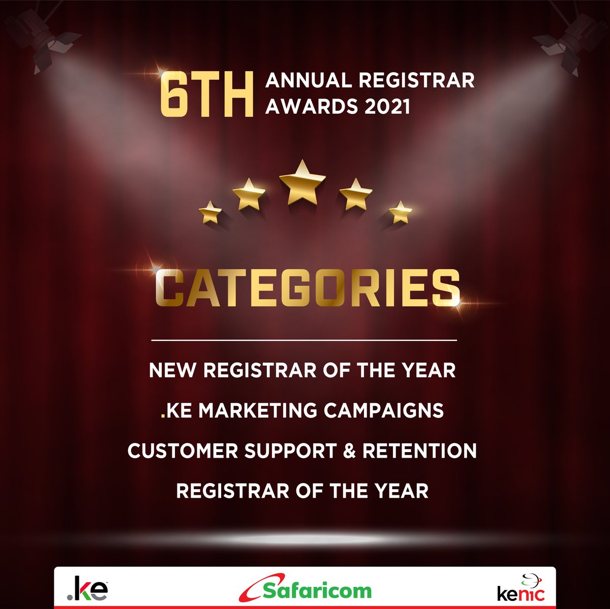 KenicTLD's tweet photo. The categories for the #DotKEAwards2021 were: https://t.co/NqwsnsGN0w