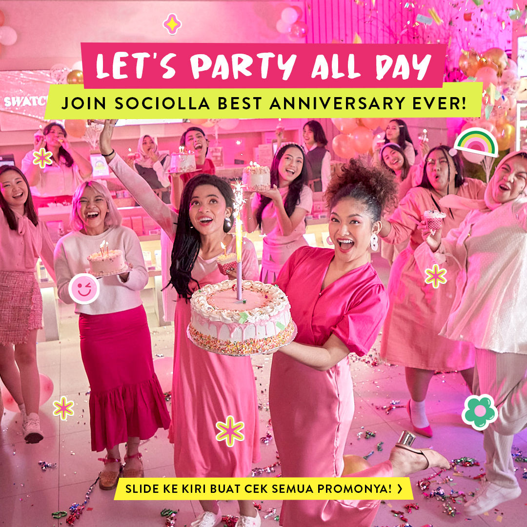 sociolla_id's tweet photo. THANK YOU, BESTIE!🎈🎂
Sociolla 7th Anniversary nggak akan lengkap tanpa kehadiran kamu🤗

Semoga di tahun-tahun selanjutnya Sociolla terus menjadi bestie terbaik yang selalu ada 24/7 saat kamu butuhkan ya💖

#PinkyParty https://t.co/O4GbsiSxxr