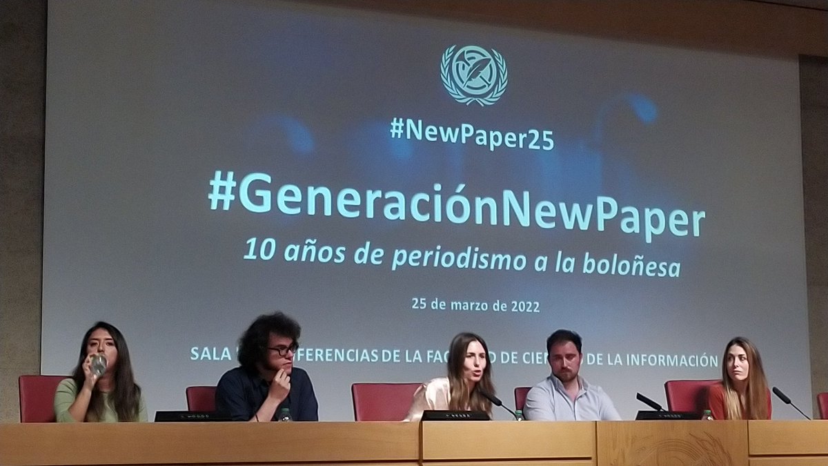 verodelamo's tweet photo. Gracias por alentarnos y compartir vuestras experiencias con nosotros #GeneraciónNewPaper #NewPaper25 #GabinetesUCM https://t.co/stHSjRubk9