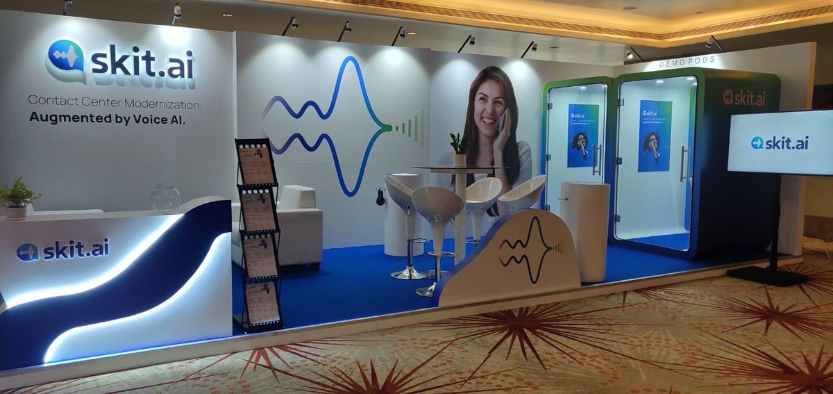 Skit_ai's tweet photo. Saying hello from the 2nd Edition VoiceTech Summit Series!

We are thrilled to be at the event draped in our new identity and narrating our story of 'Contact Center Modernization. Augmented by Voice AI" to industry experts. 

See us at our booth to know more.

#voicetechsummit https://t.co/F9LP97qSzP