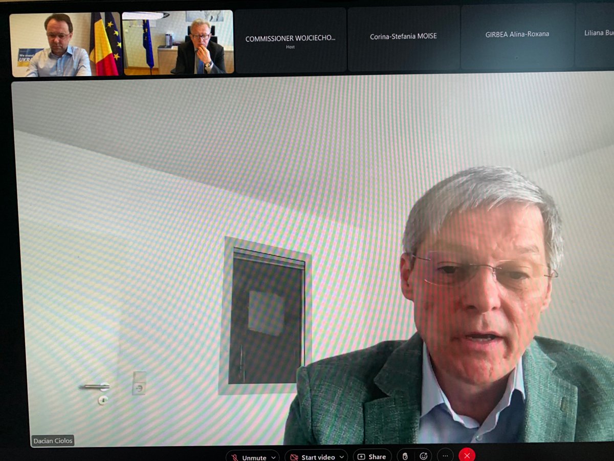 Meeting <a href="/CiolosDacian/">Dacian Cioloş</a> and <a href="/AlinMituta/">Alin Mituța</a> to discuss the effects of the war in Ukraine 🇺🇦 on the agricultural sector (including production capacity in fertilisers, food assistance, fuel supply) and how the Commission is responding to these.