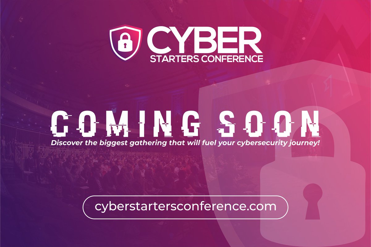 DoHAfrica's tweet photo. Be The First To Know...

Cyber Starters Conference is coming up soon.

Be nice enough to mention your friends in the comment section😁

Visit https://t.co/XbKYvnYNWr for more information.

#cyberstartersconference https://t.co/rsdtctHLfJ