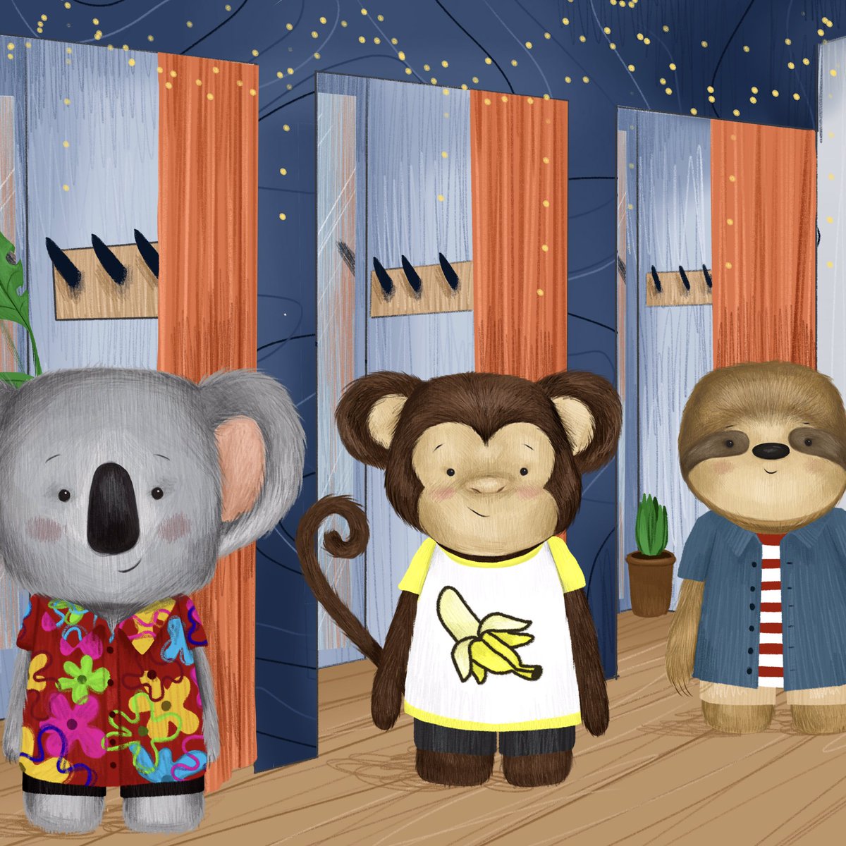 spacequestbook's tweet photo. Kenny, Milo and Sid looking fresh and ready to party! 

✨🚀🕺

#education #childrensbook #illustration #educationmatters https://t.co/FmN8uzpzLE