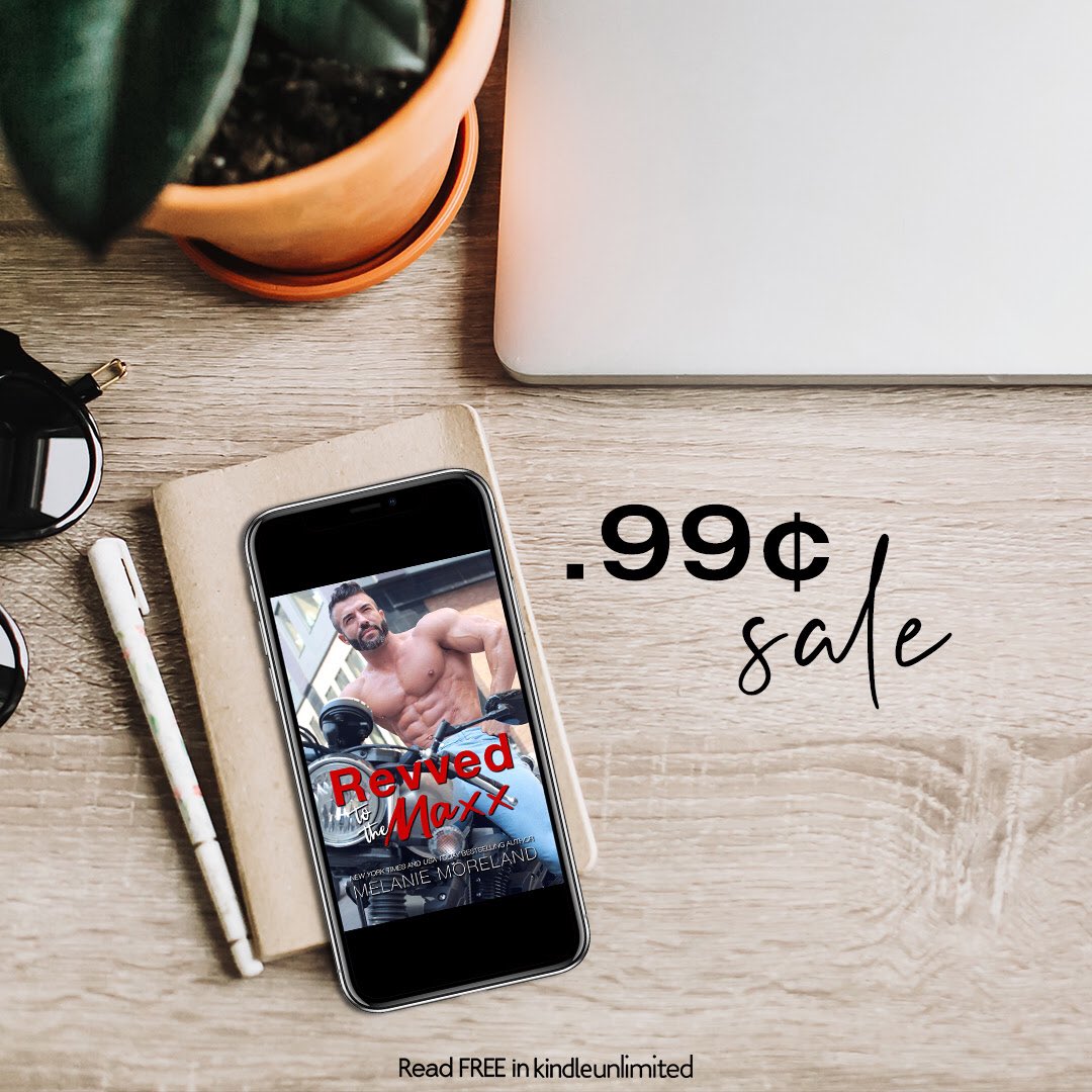 MIBookshelf's tweet image. Revved to the Maxx by @MorelandMelanie is on sale now for just .99! Download today or read FREE in KU mybook.to/RevvedToTheMaxx  #ReynoldsResotrations #RevvedToTheMaxx #GrumpyAndSunshine#MelanieMoreland #valentineprlm @valentine_pr_