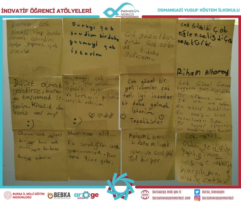 Öğrencilerimizin girişimcilik yeteneklerini keşfetmelerini sağlayacak etkinlikler gerçekleştirdiğimiz inovatif öğrenci atölyelerimizde;
✔️ Osmangazi Yusuf Köstem İlkokulu öğrencilerini ağırladık
<a href="/TCBEBKA/">BEBKA</a> @bursailmem @serkangur_ist @mahmut34979199 <a href="/yusufkostem1/">Yusuf Köstem İlkokulu</a>