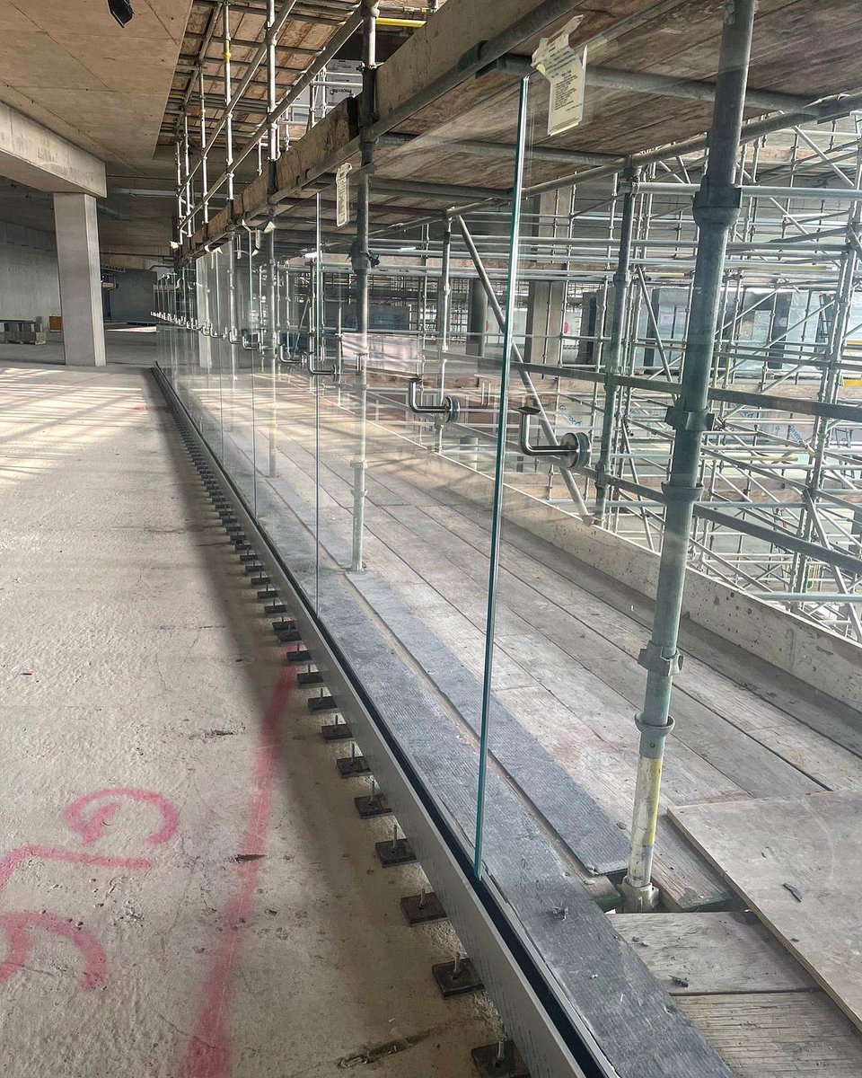 CheviotInstall's tweet photo. Swipe to see our most recent project in Milton Keynes! Infill measured and protected whilst we wait for the last piece to be delivered. Keep an eye out on our page to see the completion! 👀#CheviotInstall #ConstructionUK #LoveConstruction #Construction #Steel #SteelWork #Glass https://t.co/vnynybOU0V