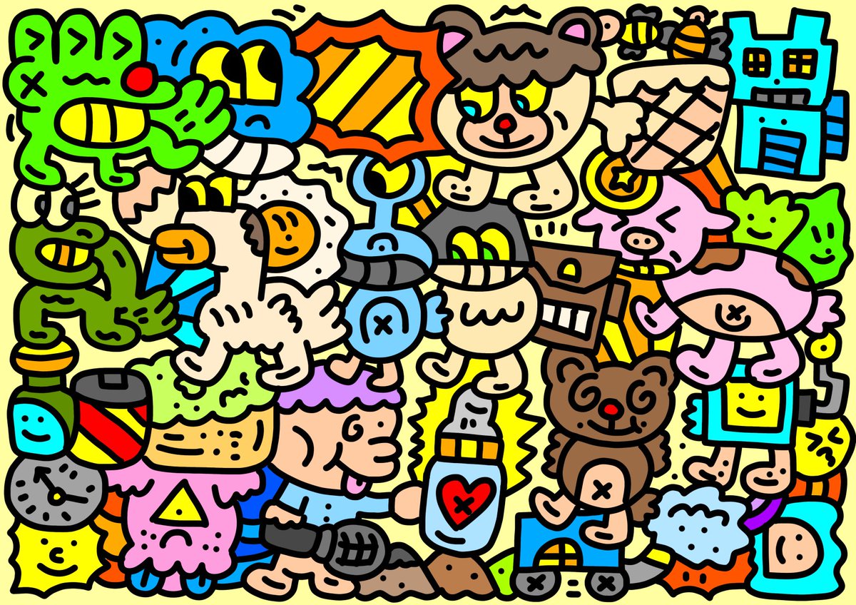 batchin1999's tweet photo. The Doodle Story Finger Drawing Human &amp; Animal 
My Doodle Artwork Were Sketched By My Finger Every Single Pieces.Available on Polygon 0.025 ETH (MATIC)

https://t.co/NQuY9rf7hd

#NFTCommunity #NFTCollector  #NFT買います #NFT宣伝枠 https://t.co/43wiVuAnw8
