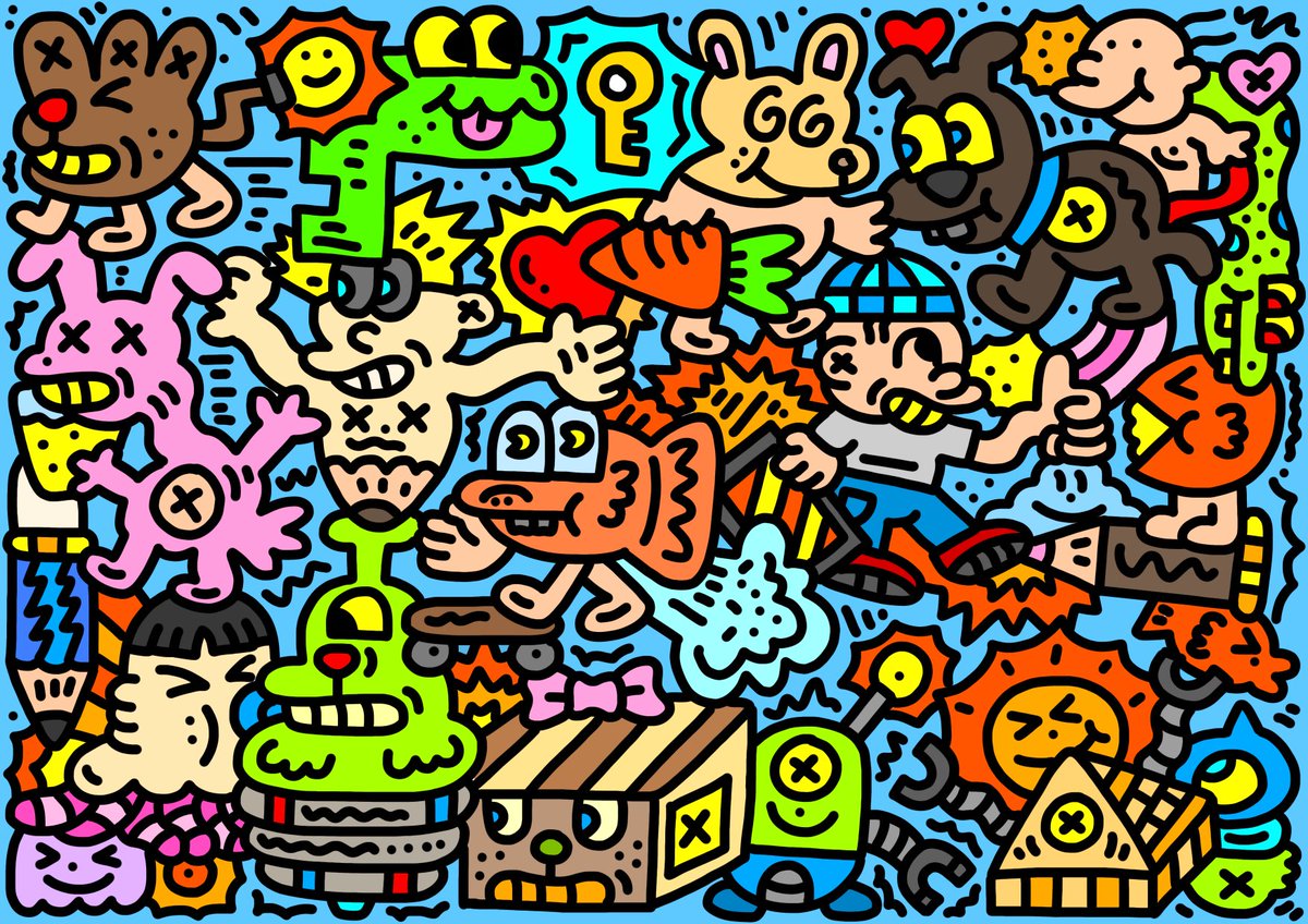 batchin1999's tweet photo. The Doodle Story Finger Drawing Human &amp; Animal 
My Doodle Artwork Were Sketched By My Finger Every Single Pieces.Available on Polygon 0.025 ETH (MATIC)

https://t.co/NQuY9rf7hd

#NFTCommunity #NFTCollector  #NFT買います #NFT宣伝枠 https://t.co/43wiVuAnw8