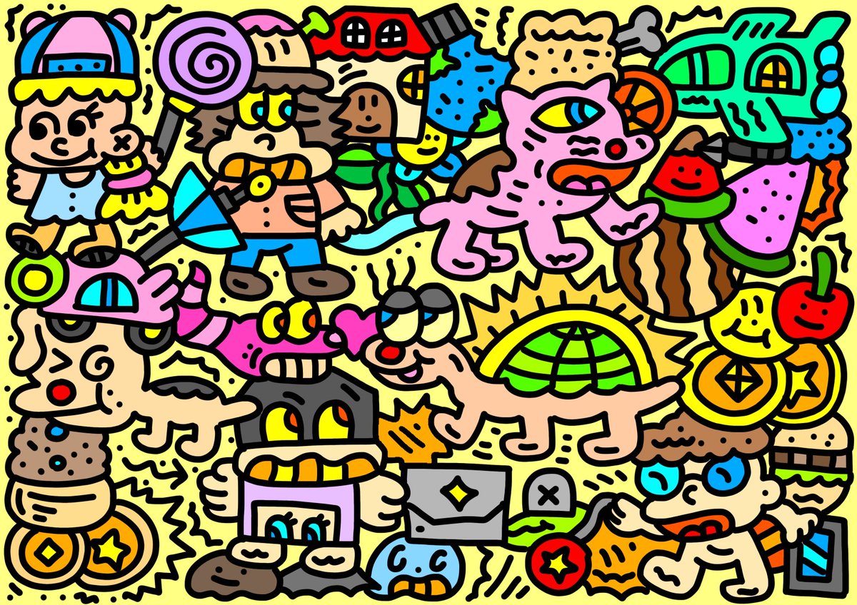 batchin1999's tweet photo. The Doodle Story Finger Drawing Human &amp; Animal 
My Doodle Artwork Were Sketched By My Finger Every Single Pieces.Available on Polygon 0.025 ETH (MATIC)

https://t.co/NQuY9rf7hd

#NFTCommunity #NFTCollector  #NFT買います #NFT宣伝枠 https://t.co/43wiVuAnw8
