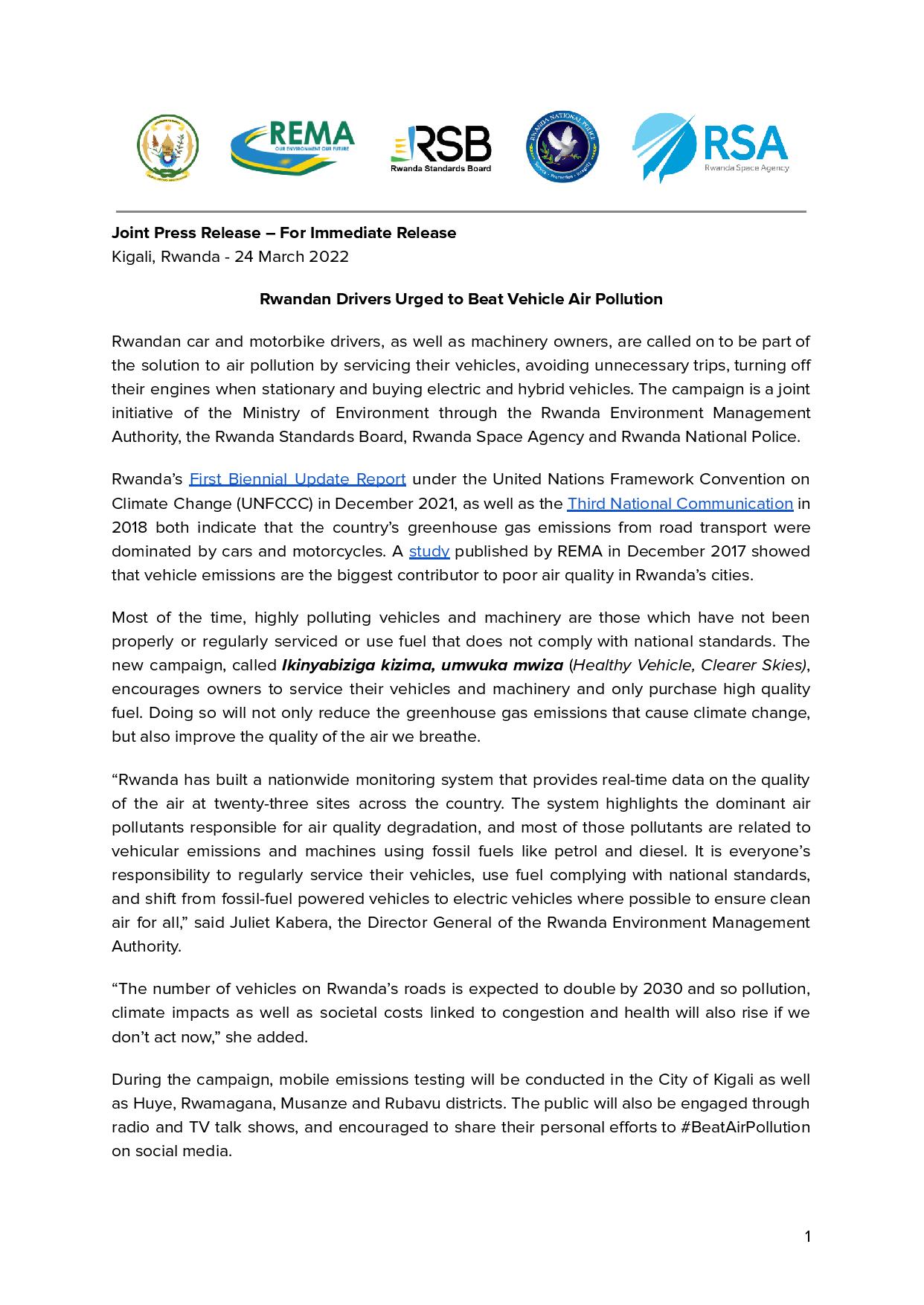 Rwanda Environment Management Authority on Twitter: 