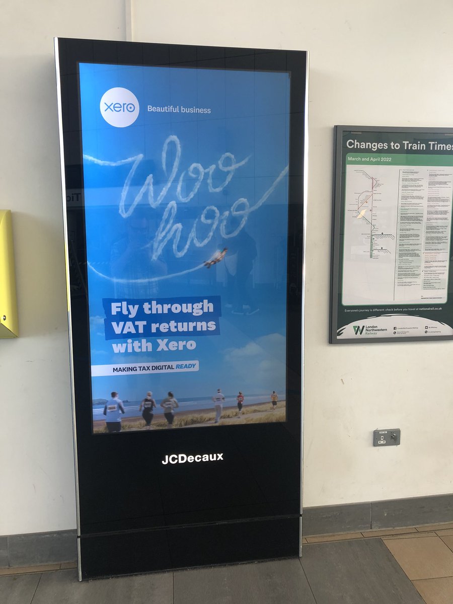 Always a nice start to the day to see this in the local train station