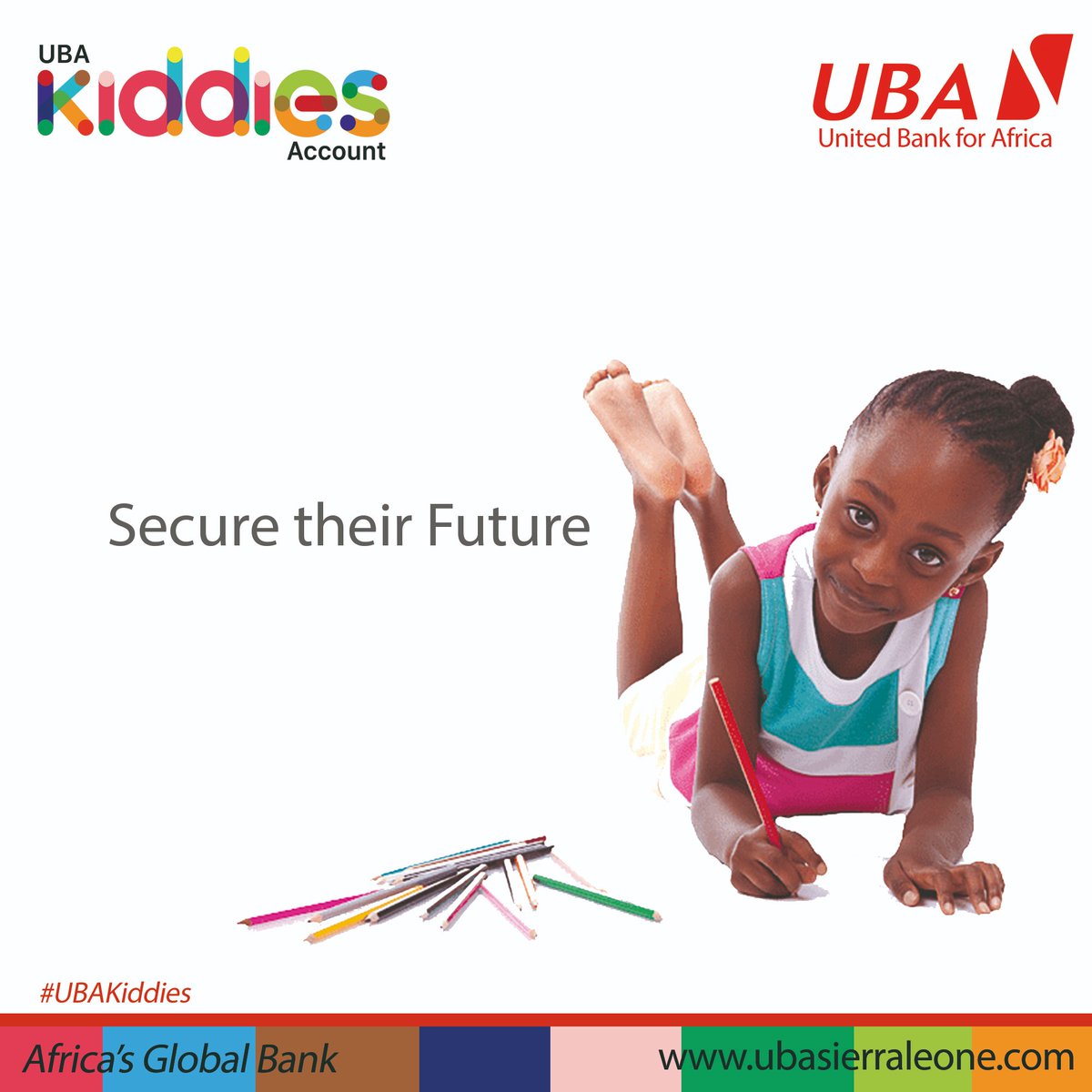 UBA Kiddies Account

Children between the ages of 0 – 12 years. Parents or guardians will manage the account on behalf of the child. 

#UBAKiddies
#UBASierraLeone
#AfricasGlobalBank