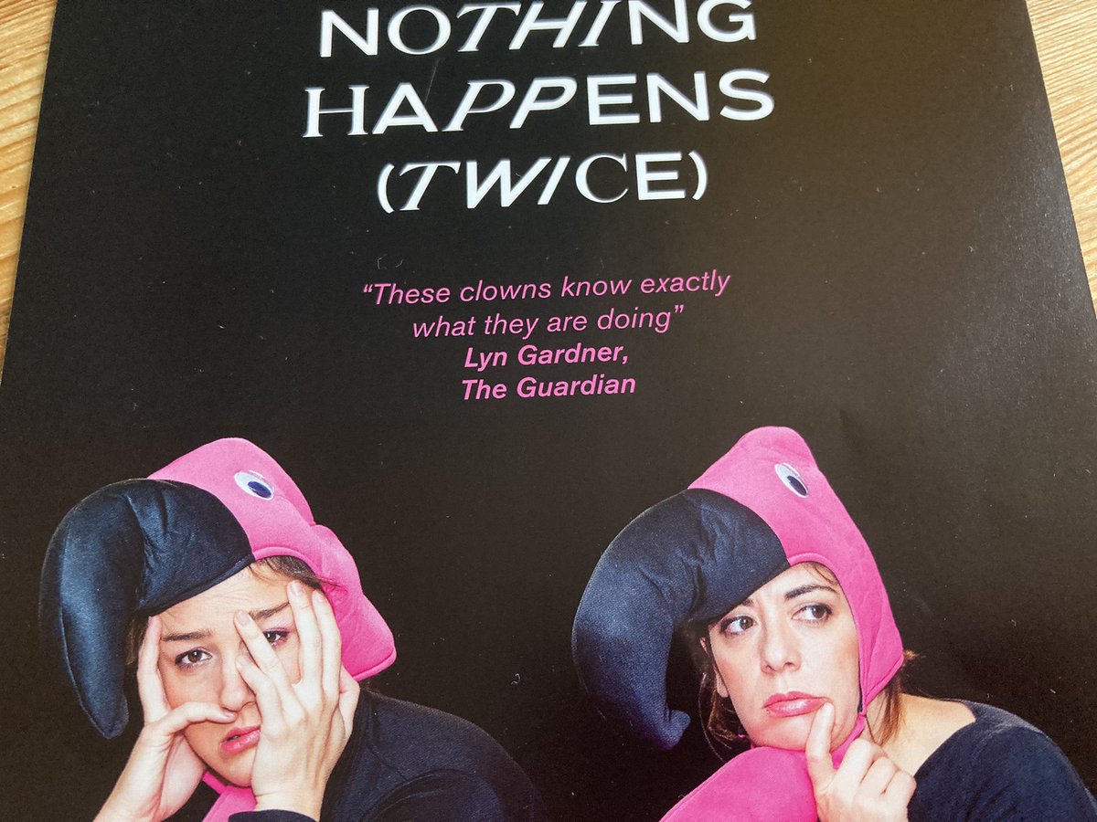 Loved this show from <a href="/LittleSoldierP/">Little Soldier</a> last night <a href="/ArtsCentreEHU/">The Arts Centre EHU</a> mad Beckett inspired joy &amp; poignant story of working together &amp; how hard it is to keep going by two fabulously funny women!