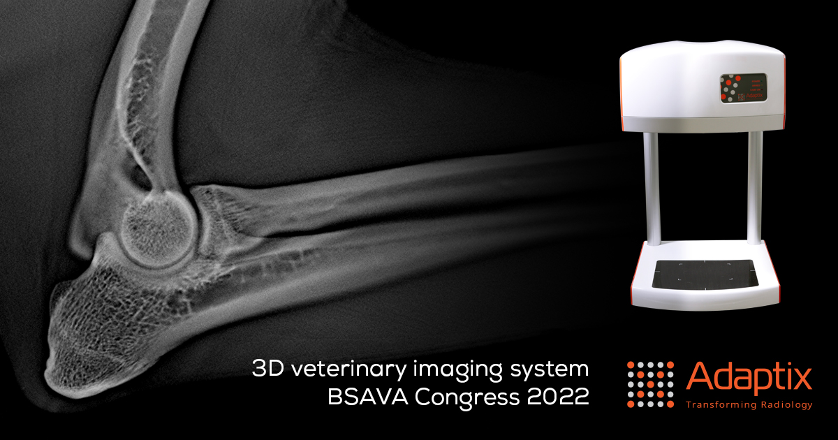 Welcome to all those visiting @BSAVACONGRESS this year. Find us on stand D101 or visit our website at adaptix.com/bsava-2022/ #BSAVA22 #radiology #transformingradiology #veterinarylife #veterinarypractice