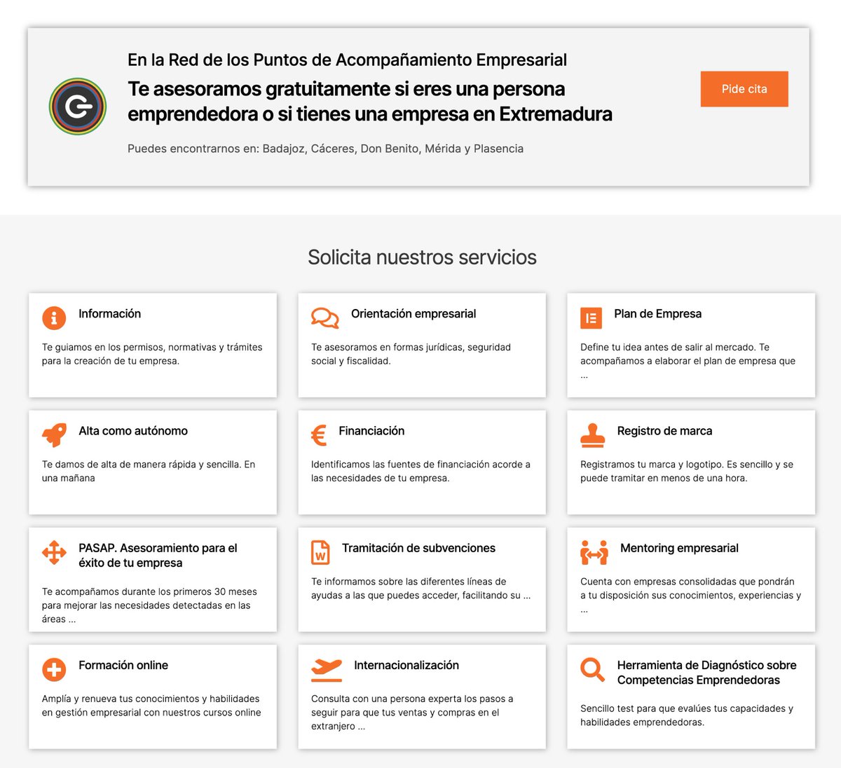 ⁉️Poner en marcha un proyecto empresarial exige resolver muchos interrogantes. 
ℹ️ Te ayudamos a resolverlos. Pide tu cita con nuestro equipo de la Red de PAE 
👉extremaduraempresarial.es/puntos-de-acom…  
#Plasencia #Cáceres #Mérida #Badajoz #Don Benito. 

<a href="/e_avante/">Extremadura Avante</a> @Junta_Economia